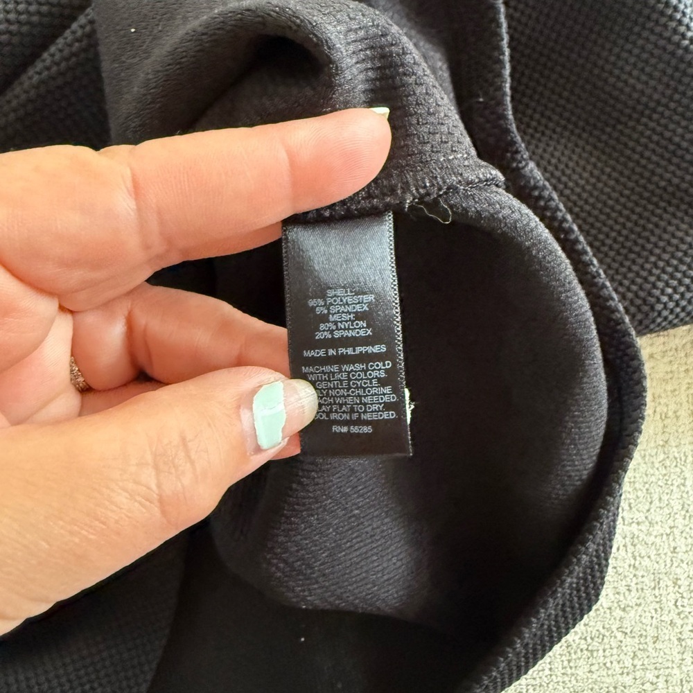 Express Black Mini Dress with Mesh Accents - Picture 5 of 8